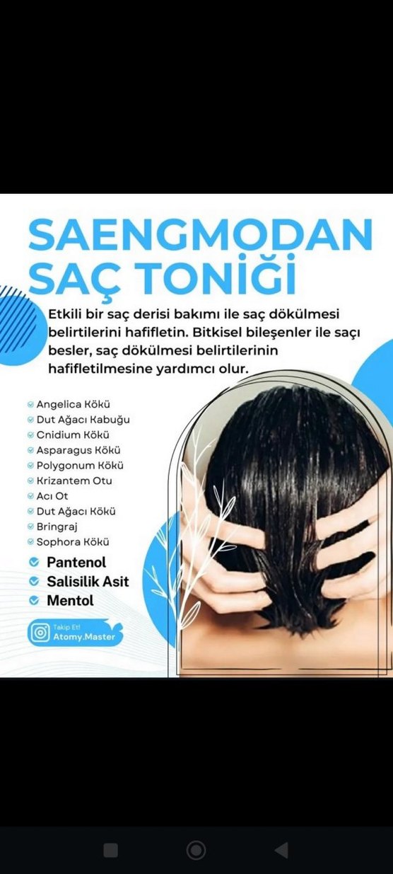 Atomy Saengmodan Saç Toniği 200ml - Görsel 2