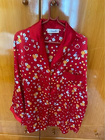Saten pijama takım
