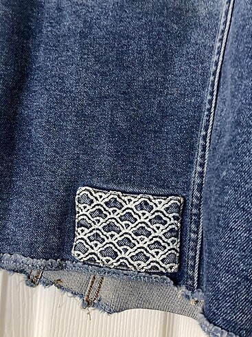 l Beden Crop kot ceket