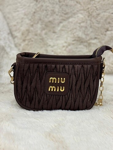 Miu Miu Kahve Omuz Çantası