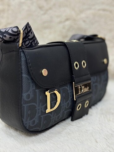 Dior Dior Yazı Detaylı Şık Omuz Çantası