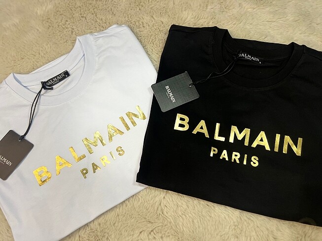 m Beden siyah Renk 2 adet Balmaın t-shirt