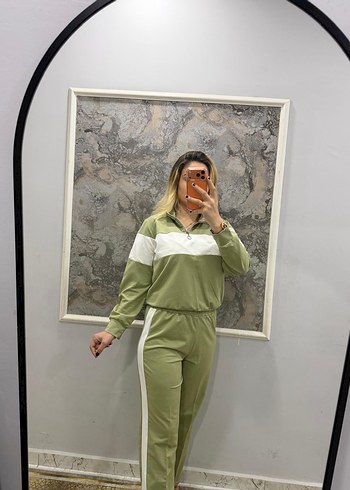 Kadın Haki Oversize Spor Takım - Görsel 4