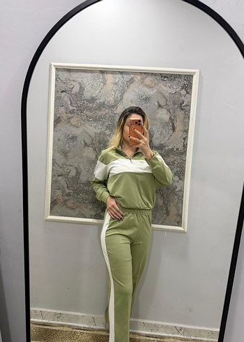 Kadın Haki Oversize Spor Takım - Görsel 5