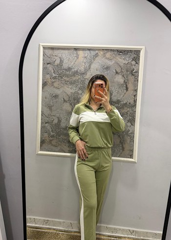 Kadın Haki Oversize Spor Takım - Görsel 2