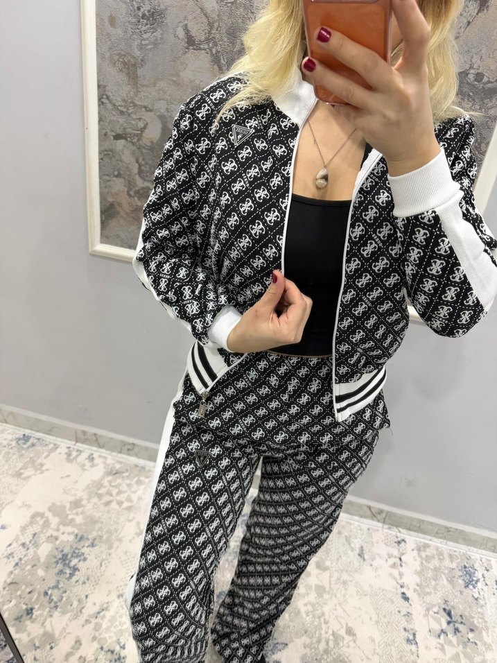 Yılan Desenli Kadın Eşofman Takımı - Görsel 5