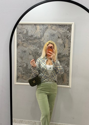 Yeşil Mini Bağlamalı Uzun Kollu Streetwear Takım - Görsel 3