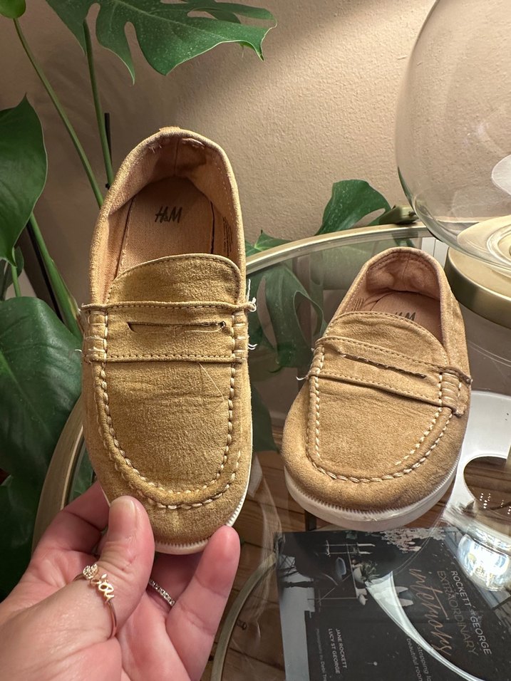 Bej Süet Erkek Çocuk Loafer Ayakkabı - Görsel 2