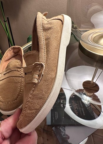 Bej Süet Tokalı Erkek Çocuk Loafer - Görsel 4