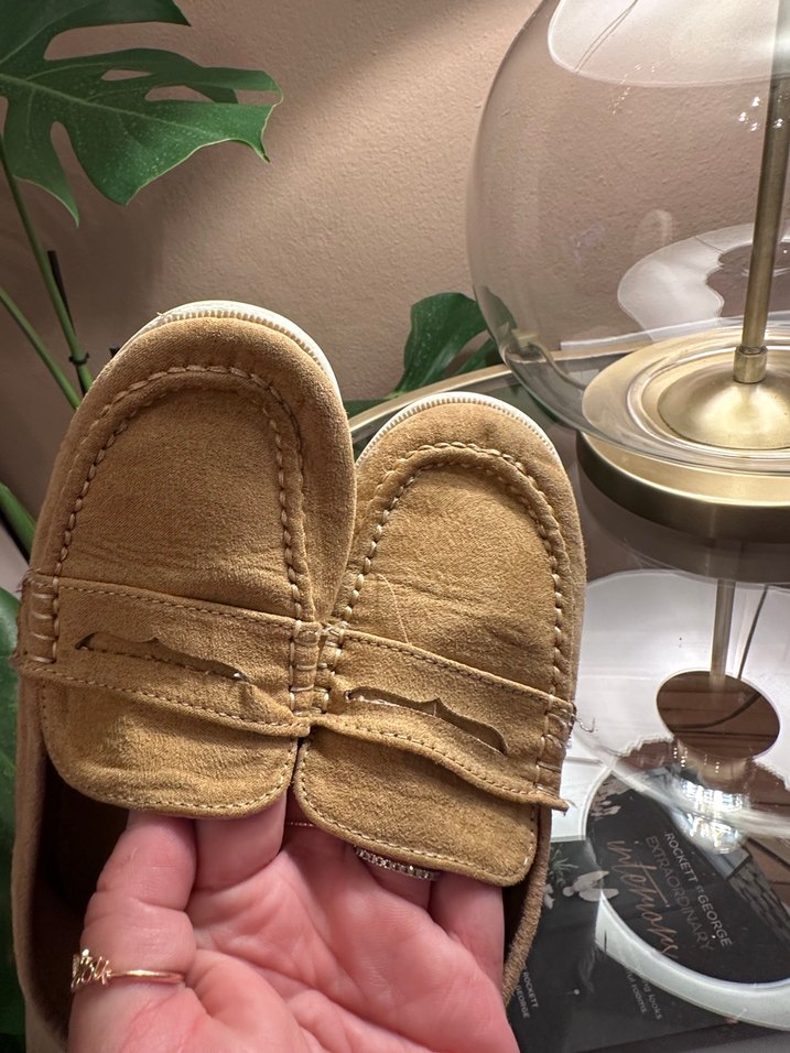 Bej Süet Tokalı Erkek Çocuk Loafer - Görsel 5