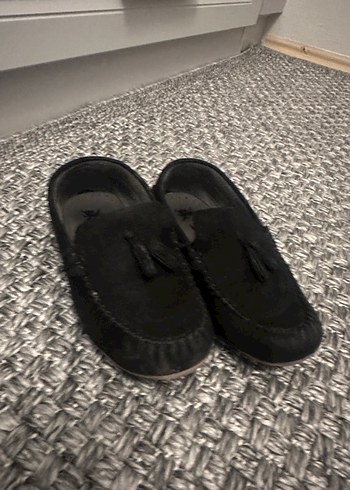 Siyah Püsküllü Erkek Çocuk Loafer Ayakkabı - Görsel 2