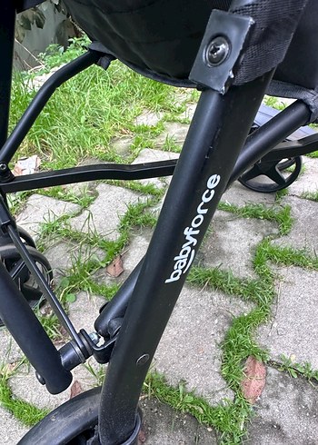 Baby Force Siyah Baston Bebek Arabası - Görsel 12