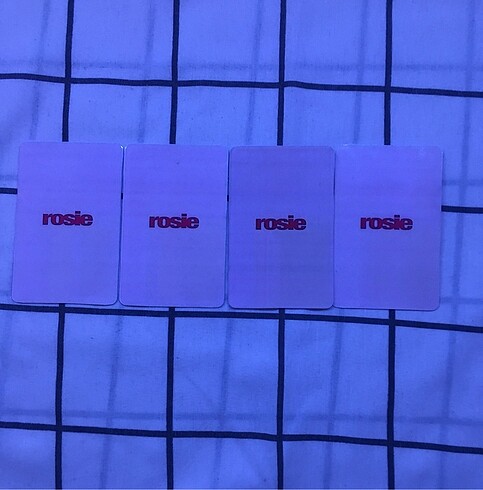 rose-rosie 4?lü set Photocard