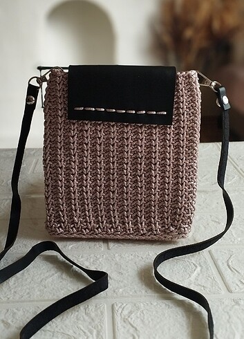 Diğer Örme minibag telefon çantası