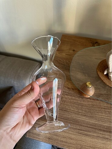 Beden Paşabahçe EL YAPIMI fırfırlı vazo