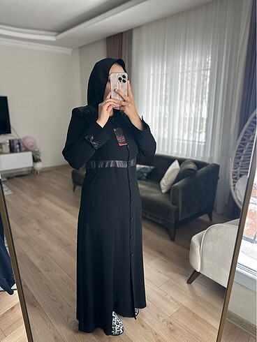 xl Beden MEDİNE İPEĞİ SİYAH FERACE