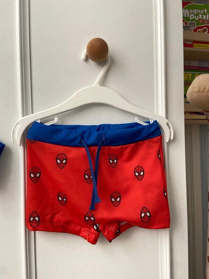 Renkli Baskılı Spiderman Kısa Kollu Erkek Mayo - Görsel 3