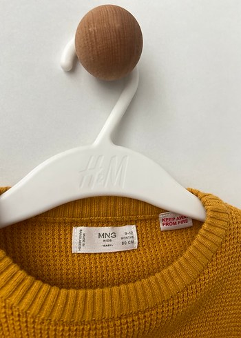 Sarı Erkek Çocuk Triko Kazak - Görsel 2