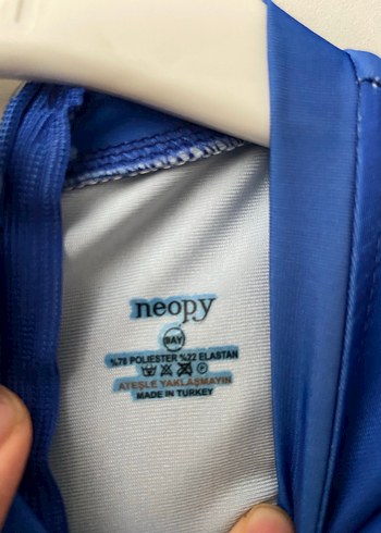 Erkek Çocuk Renkli Baskılı Mavi Mayo Takımı - Görsel 5