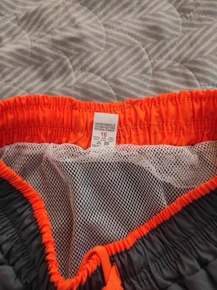 çocuk deniz şortu gri 16 yaş - Görsel 2