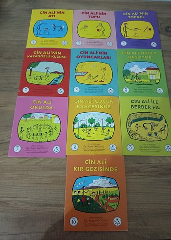 Cin Ali Serisi 10 Kitap Seti Çocuk Kitapları