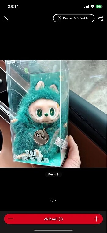 İlk labubu ve labubu çantası