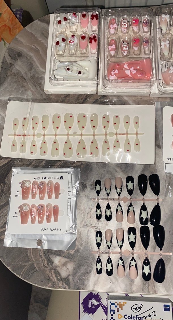 Renkli Çeşitli Tırnak Süslemeleri Seti - Görsel 4