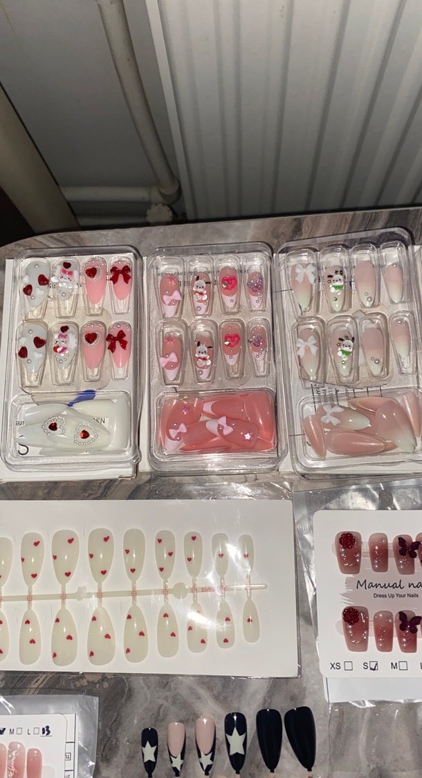 Renkli Çeşitli Tırnak Süslemeleri Seti - Görsel 5