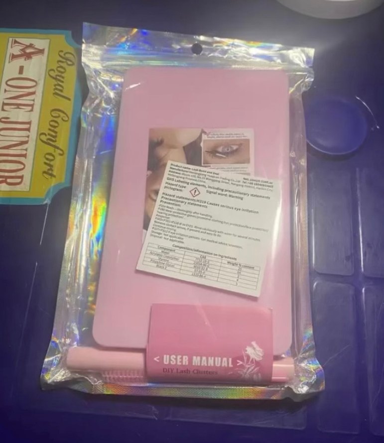 720'li Koyu Pembe Takma Kirpik Seti - Görsel 2