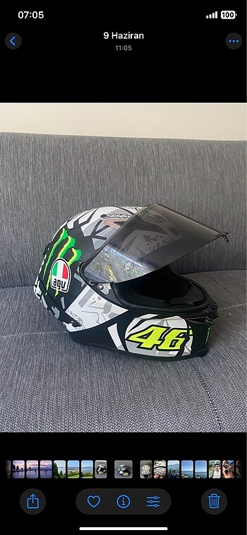 Çok acill bu akşama kadar alana indirim olur AGV Full Face Kask  - Görsel 3