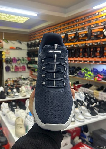 Diğer Erkek Lacivert Elastik akıllı Bağcıklı Spor Ayakkabı