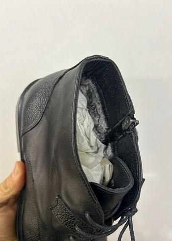 Erkek Siyah Deri Ofis Botu - Görsel 3