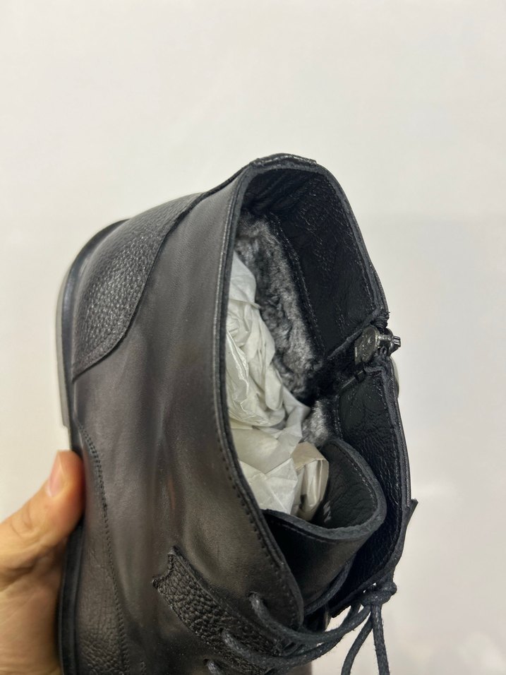 Erkek Siyah Deri Ofis Botu - Görsel 3