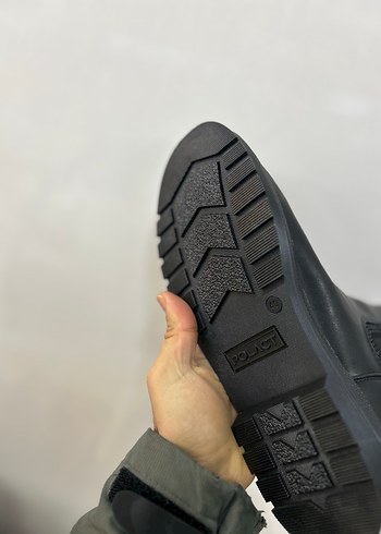 Siyah Kadın Lastik Stiletto Bot - Görsel 3