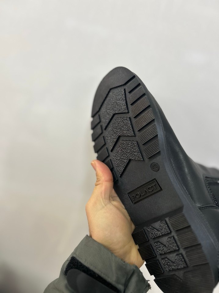 Siyah Kadın Lastik Stiletto Bot - Görsel 3