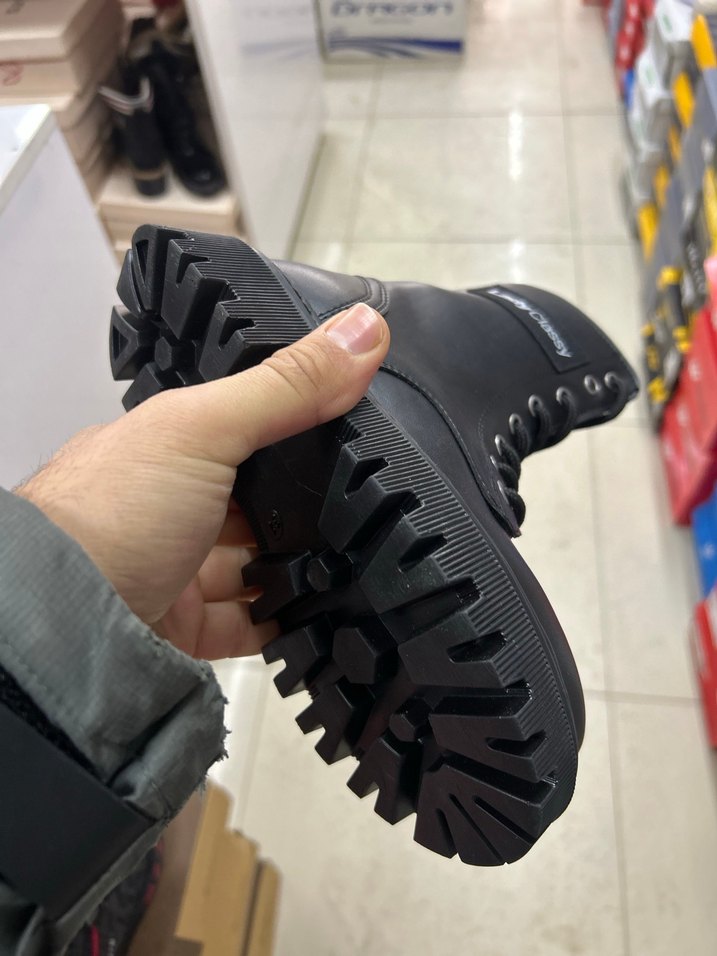 LadyClassy Siyah Rugan Topuklu Goth Bot - Görsel 3