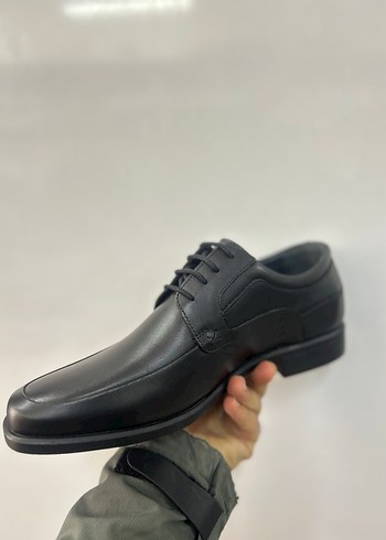 Erkek Siyah Klasik Düğmeli Ofis Ayakkabısı - Görsel 2