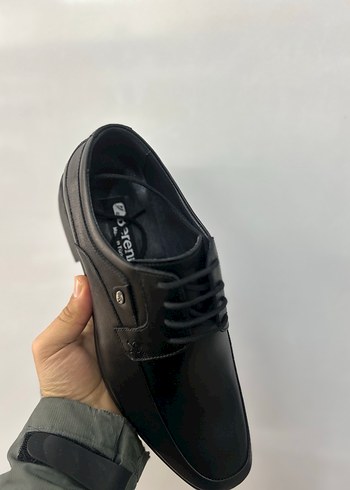 Erkek Siyah Klasik Düğmeli Ofis Ayakkabısı - Görsel 4