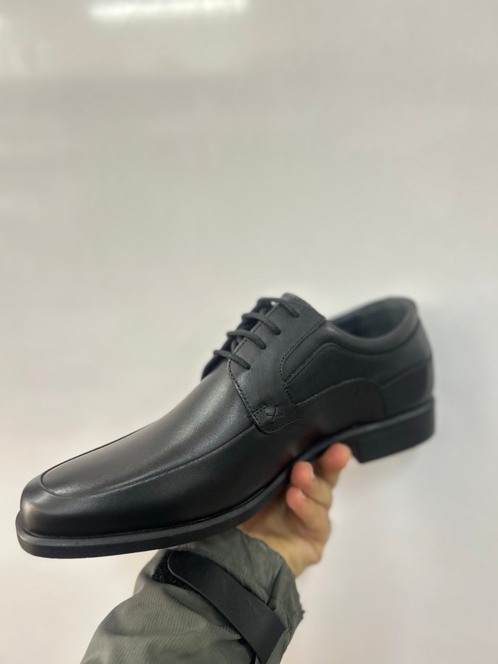 Erkek Siyah Klasik Düğmeli Ofis Ayakkabısı - Görsel 2