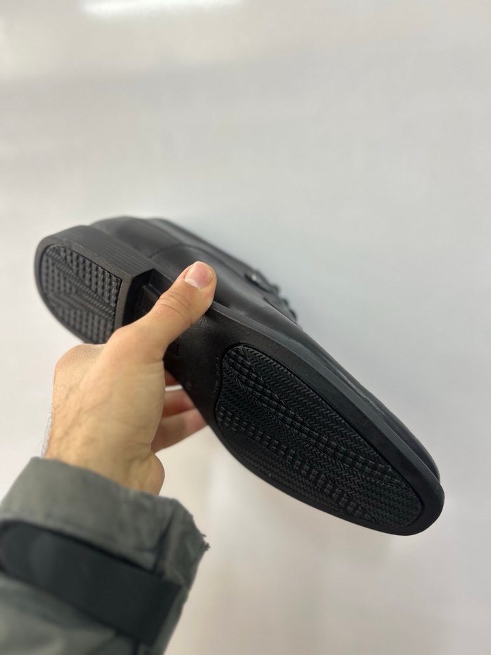 Erkek Siyah Klasik Düğmeli Ofis Ayakkabısı - Görsel 3