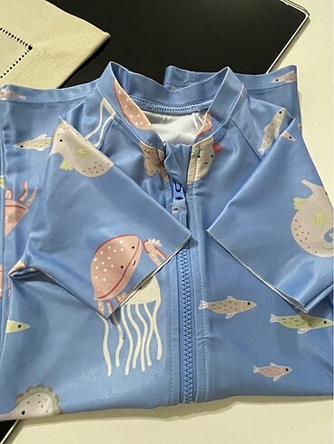 9 Ay Beden mavi Renk H&M Erkek Bebek Mayo