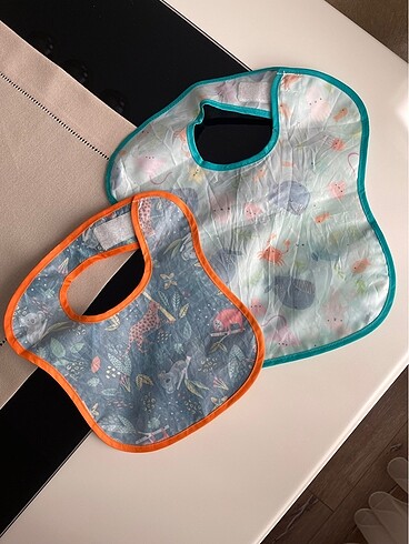 Bumkins Erkek Bebek Önlük 2 li - Görsel 2