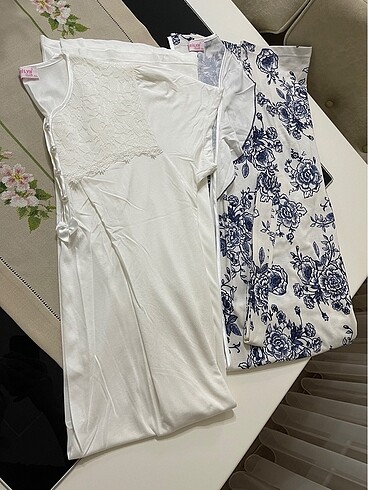 Lohusa Gecelik Sabahlık Takım - Görsel 4