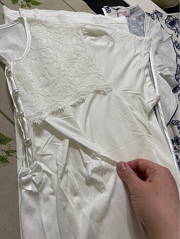 Lohusa Gecelik Sabahlık Takım - Görsel 5