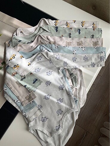 H&M Erkek Bebek Uzun Kol Zıbın