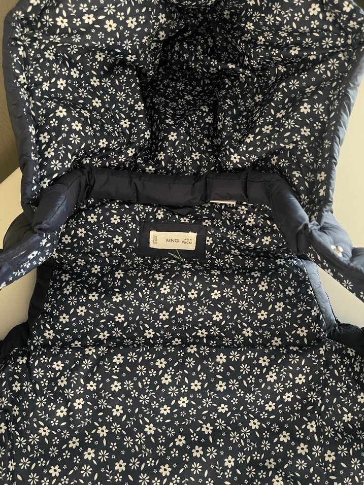 Mango Kız Çocuk Şişme Yelek Lacivert - Görsel 2