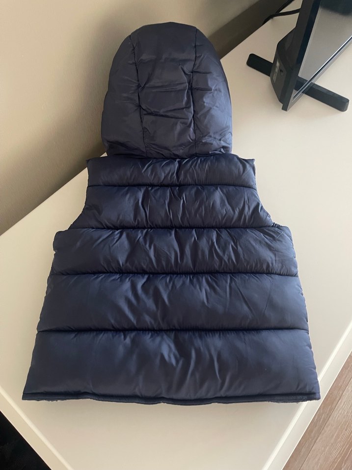 Mango Kız Çocuk Şişme Yelek Lacivert - Görsel 3