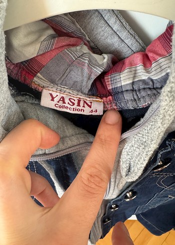 m Beden mavi Renk Düğmeli Lacivert Denim Ceket