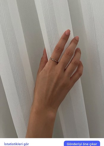 Minimalist Çelik Kadın Yüzük
