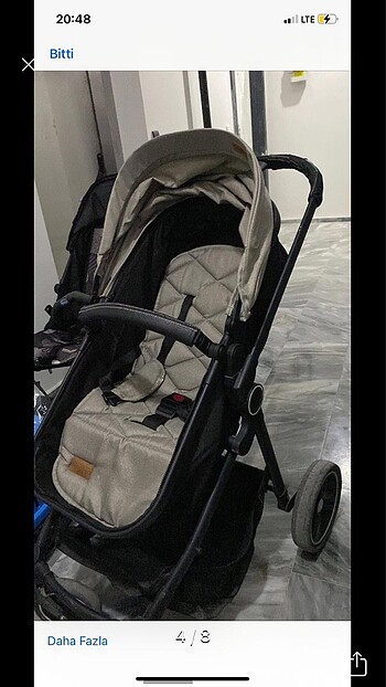 Diğer Beden gri Renk Baby2go travel sistem bebek arabası